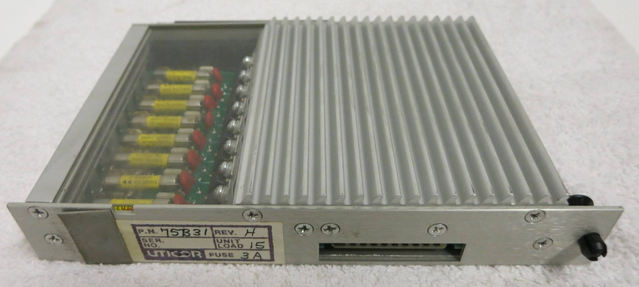 Industrial Control Equipment 75B31 48 VDC Output Module PLC Uticor Rev H Blue (GA0132-17)