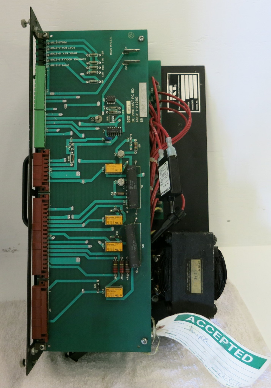 KT 1-2129200 Rev. 7 AC/DC Power Distribution Module 1-21290 Schurter (GA0135-1)