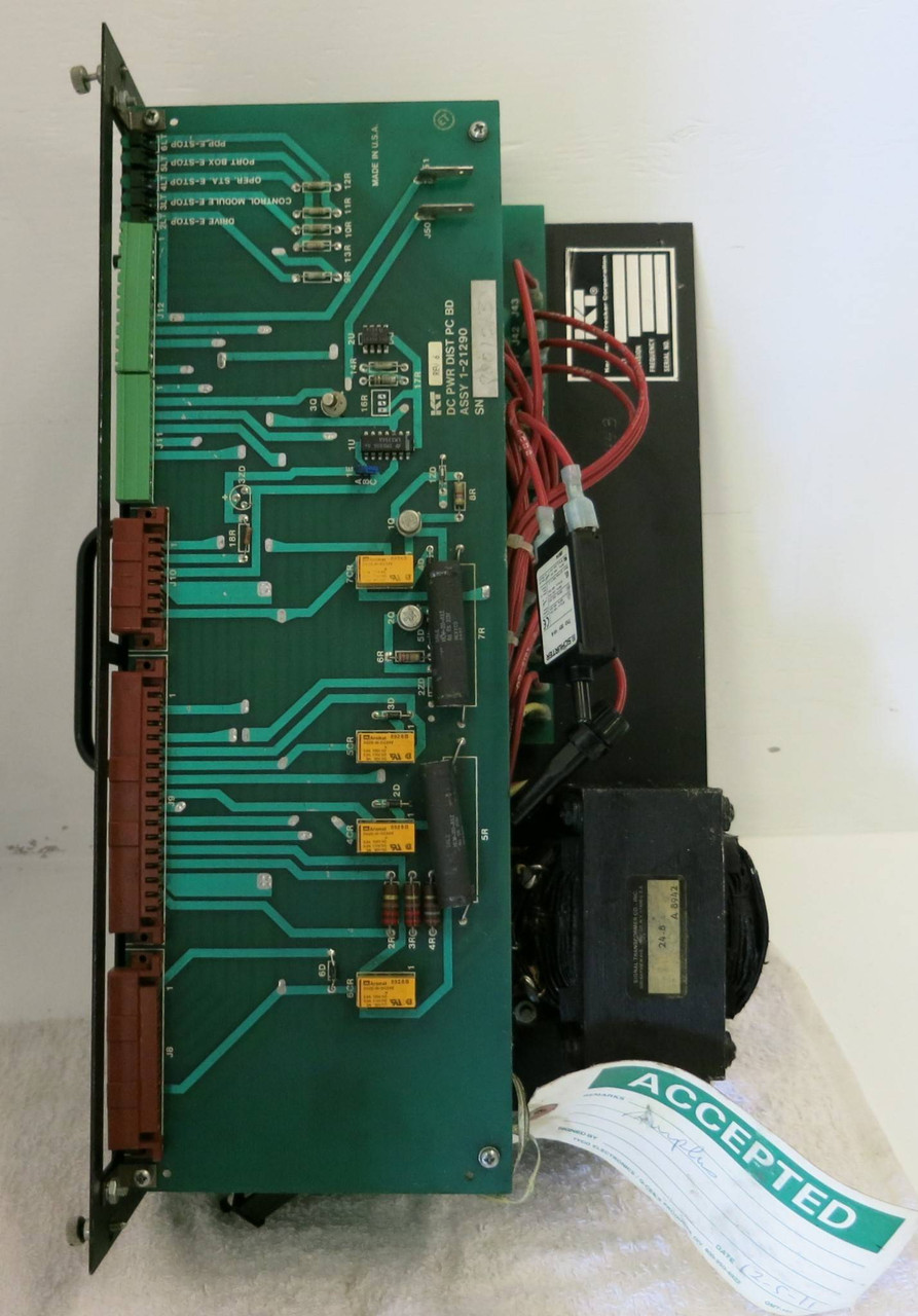 KT 1-2129200 Rev. 7 AC/DC Power Distribution Module 1-21290 Schurter (GA0135-1)