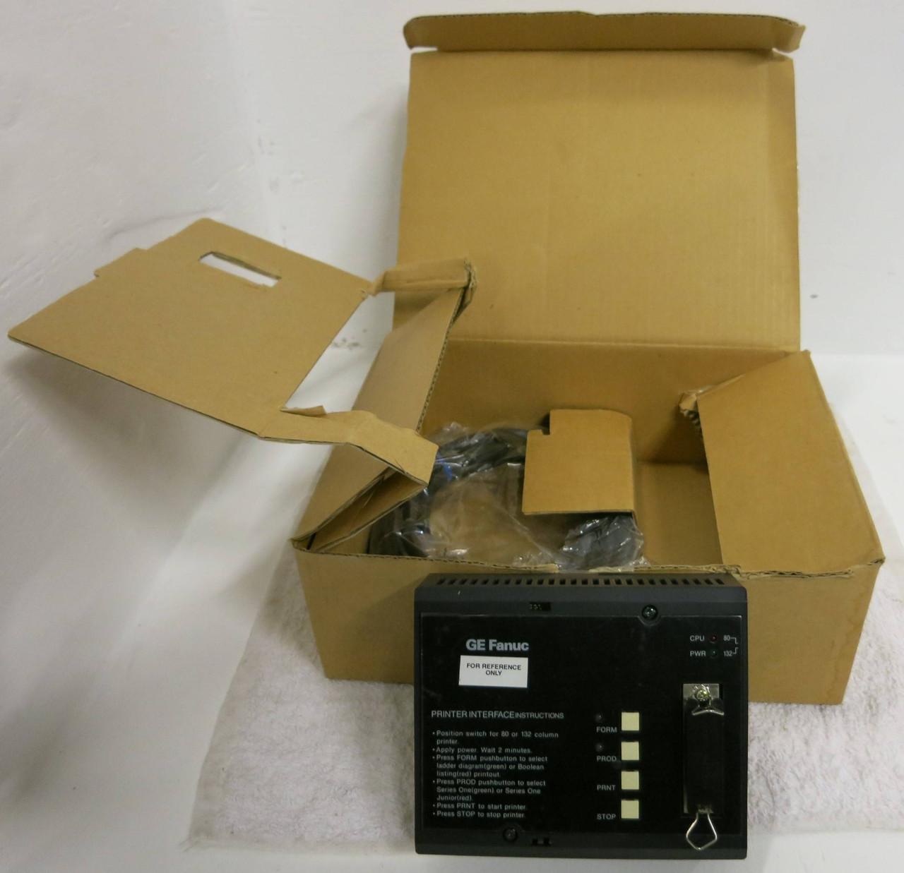NEW GE Fanuc Series One Junior IC610PER151D Printer Interface Unit w cable NIB (GA0159-1)