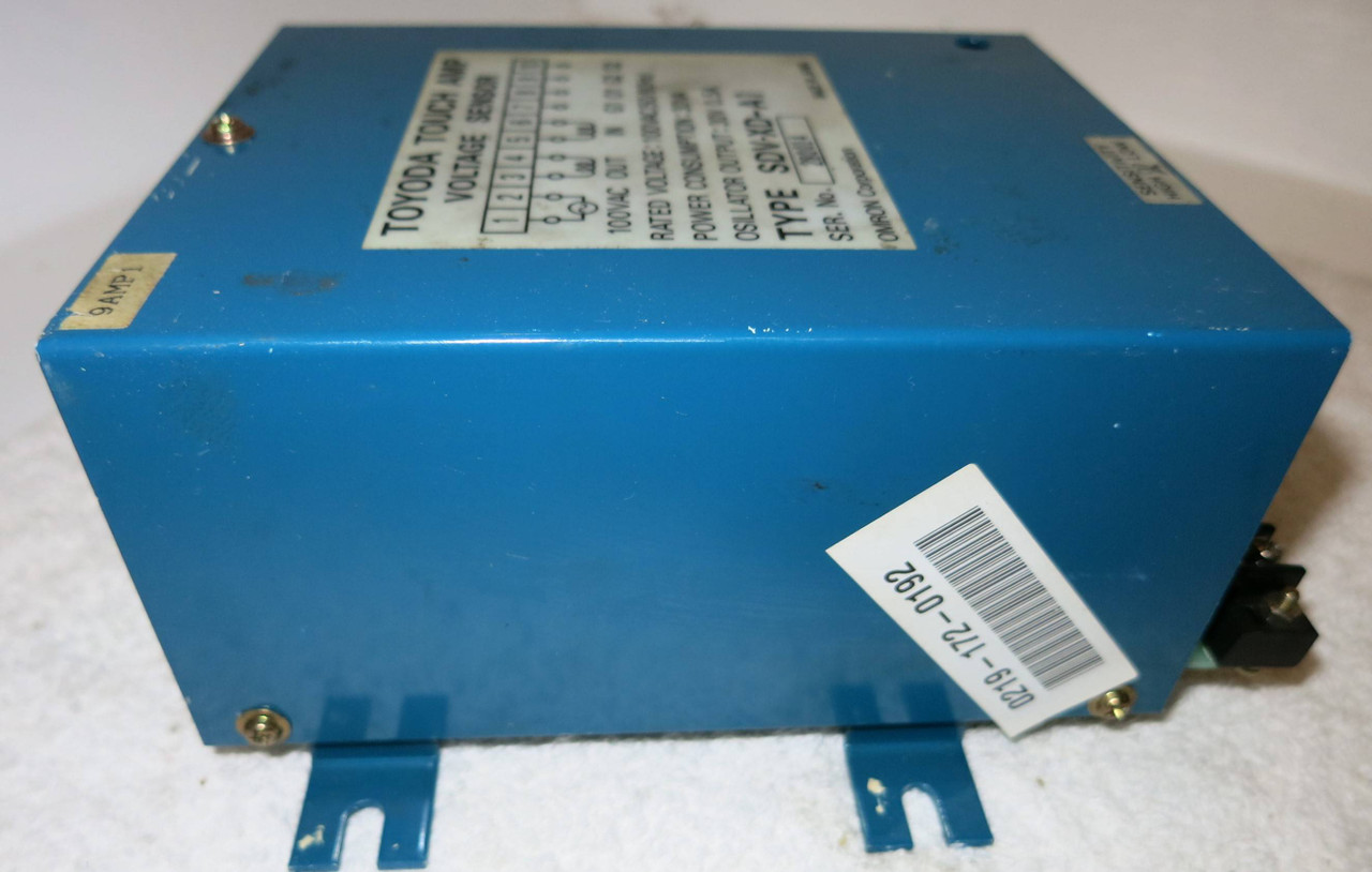 Toyoda Touch Amp Voltage Sensor SDV-XD-A1 Omron 100 VAC (GA0155-1)