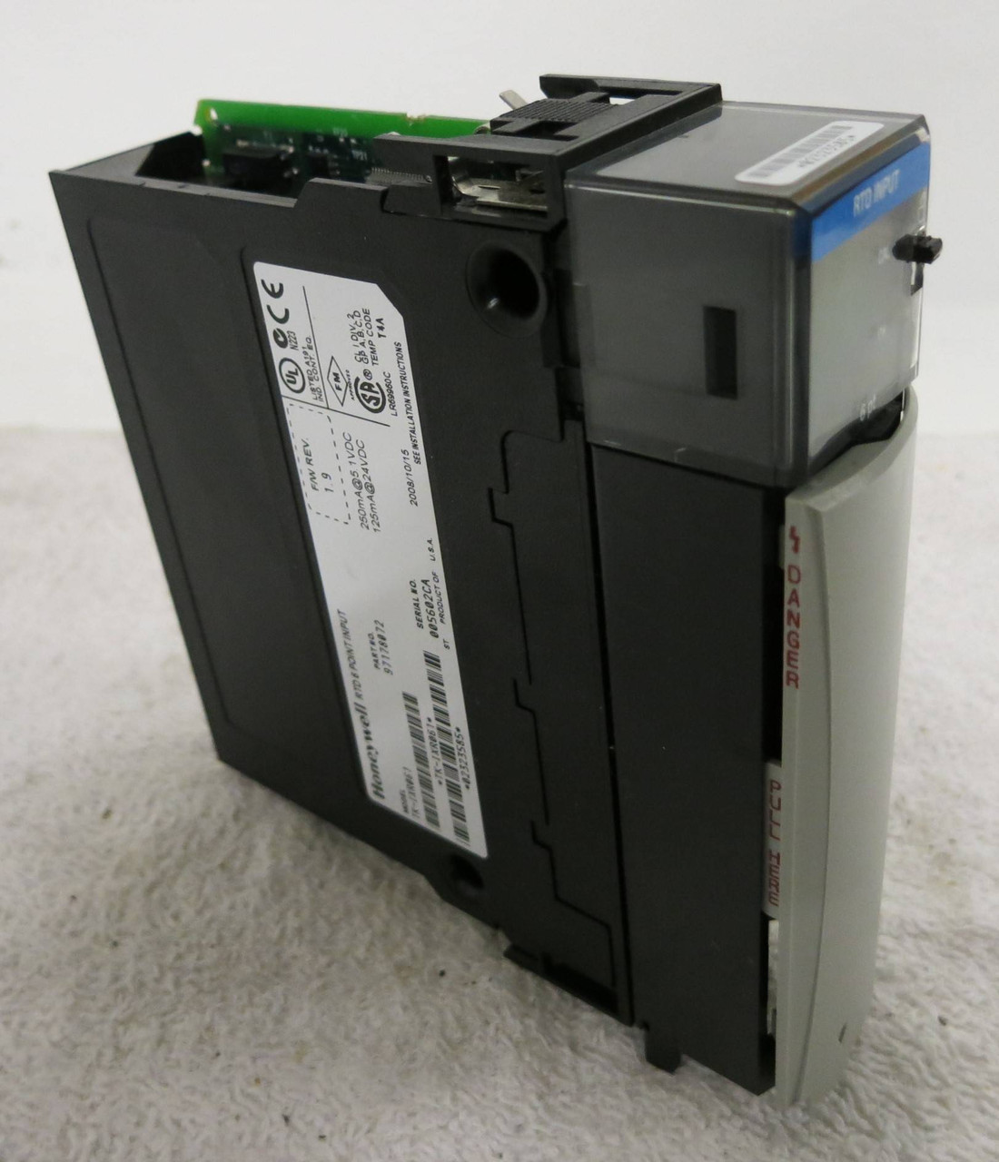 Honeywell TK-IXR061 RTD 6 Point Input 97178072 FW Rev: 1.9 PLC (GA0161-3)