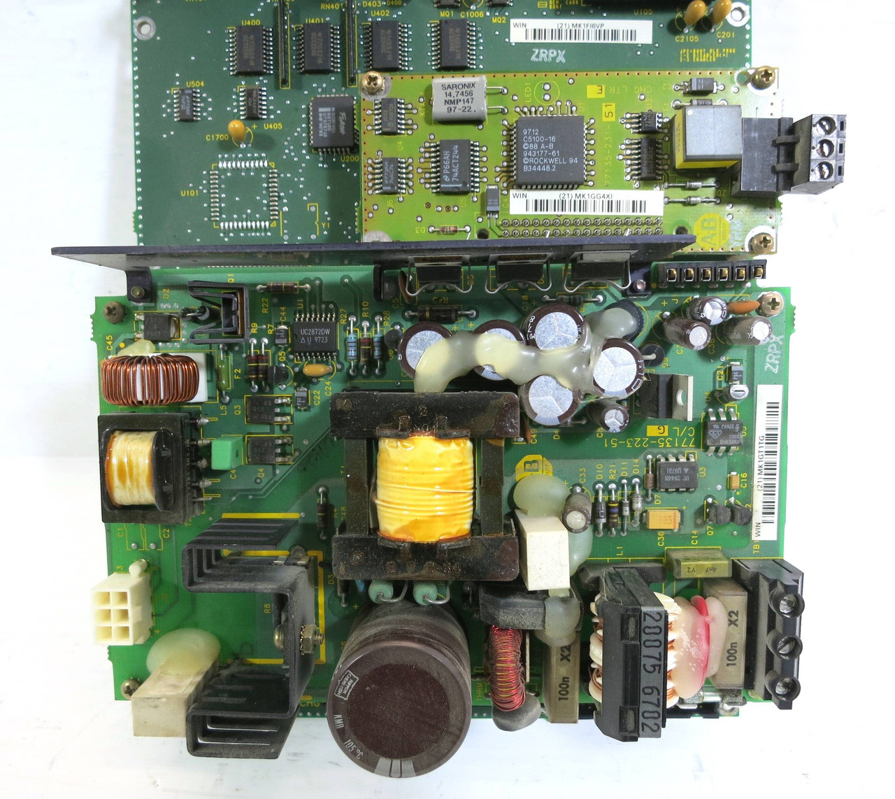 Allen Bradley 77135-241-57 PanelView Control Board w/ 77135-223-51 77135-231-51 (DW2188-3)