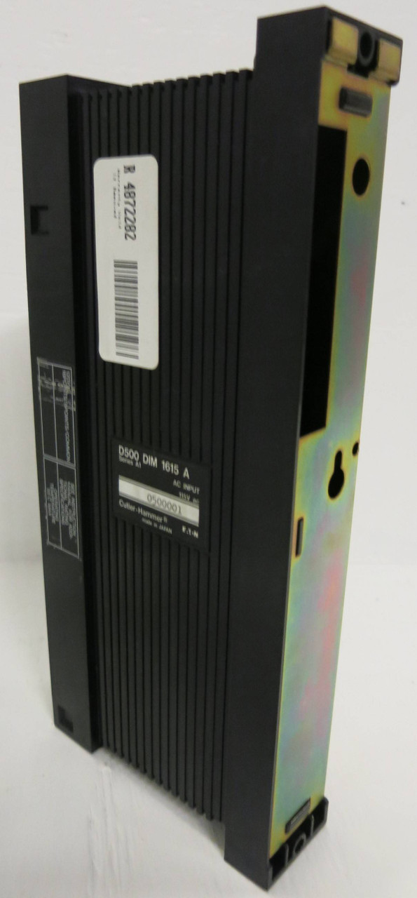 Cutler Hammer D500 DIM 1615 A 115V AC Input 050001 Eaton Series A1 (GA0171-1)
