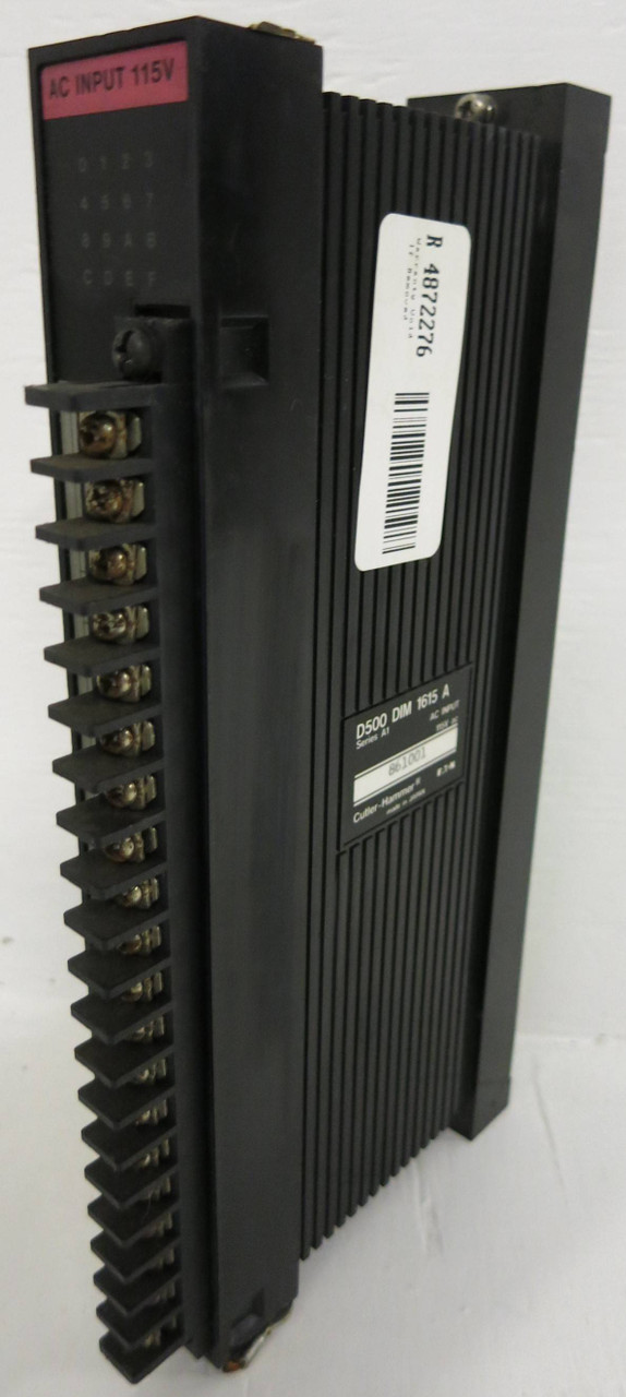 Cutler Hammer D500 DIM 1615 A 115V AC Input 861001 Eaton Series A1 (GA0169-4)