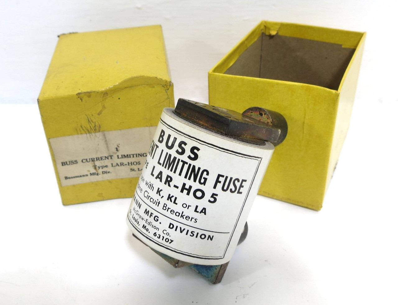 NEW Bussmann LAR-H05 Buss Current Limiting Fuse K KL LA Breakers LAR-HO5 LARH05 (DW2193-2)