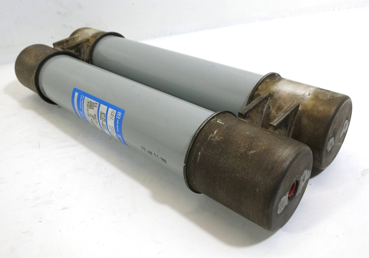 Cutler Hammer 5CLE2-400X 400 Amp High-Voltage Fuse CLE-2 400A 5.5kV 678C29G03 (DW2192-3)