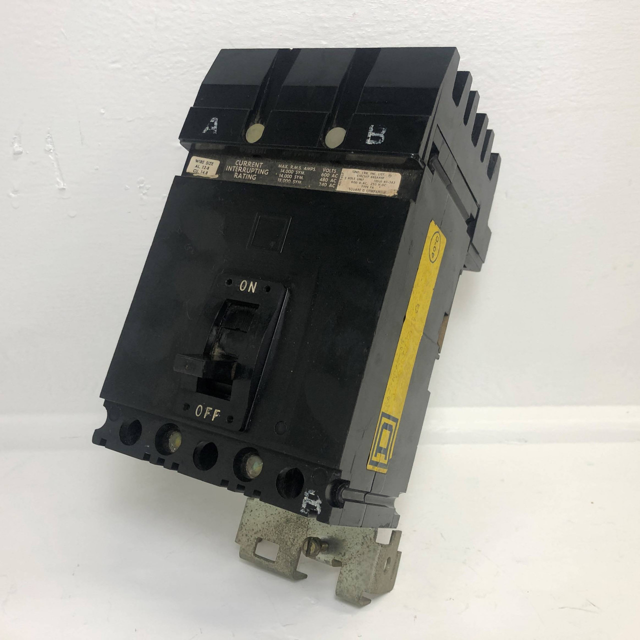 Image of Square D I-Line FA26020AB 20A Circuit Breaker Black 480/600V 2 Pole 20 Amp 2P
