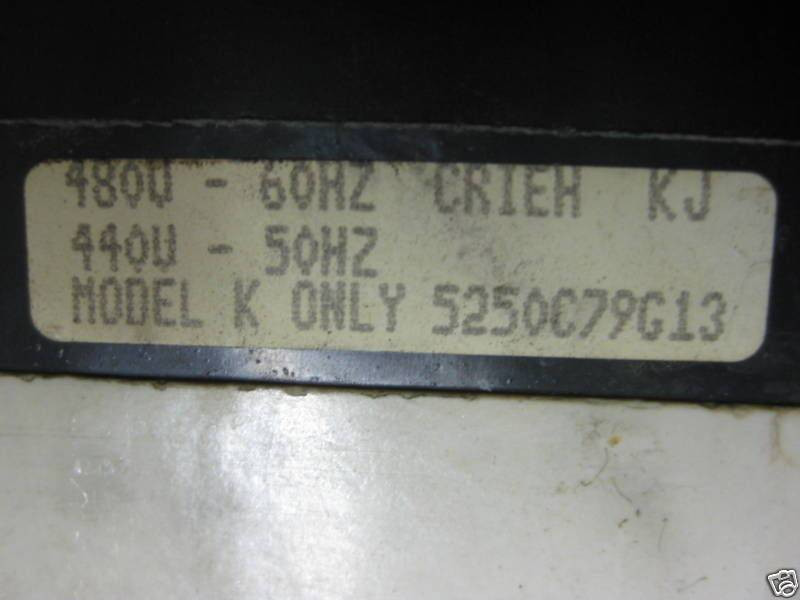 Westinghouse Size 4 A201K4CX Motor Contactor 135A 480V Coil (EBI5319-1)