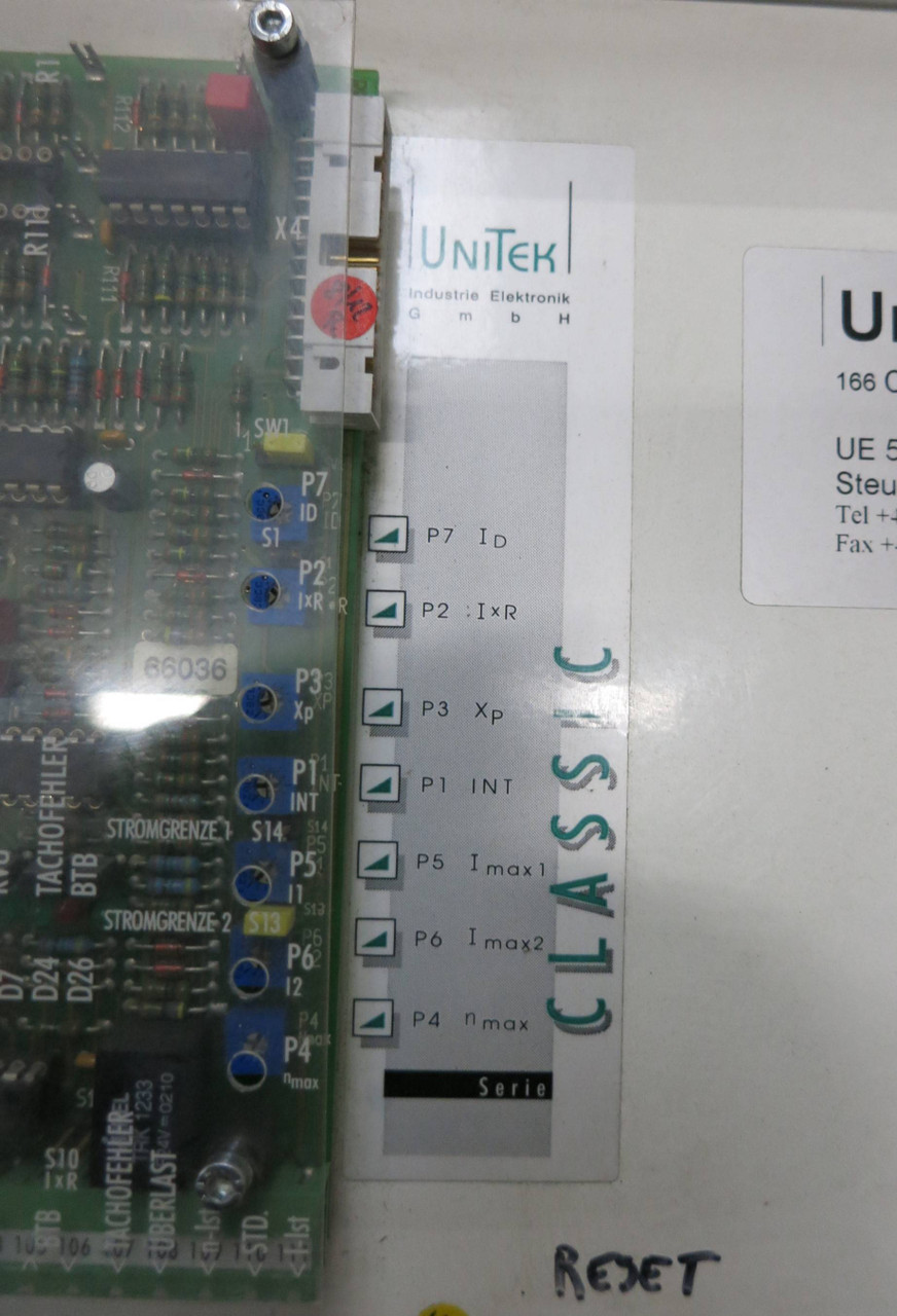 UniTek 166 Classic P3 500/550-240 Thyristor UE 500V UA 550V Id 240A Ia 480 (GA0231-2)