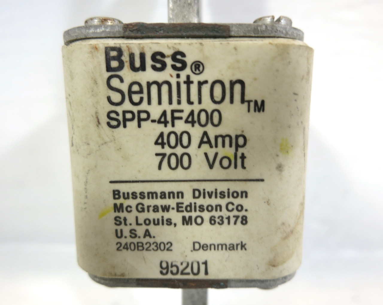 Buss Semitron SPP-4F400 400A 700V Fuse Bussmann SPP4F400 400 Amp (DW2263-2)