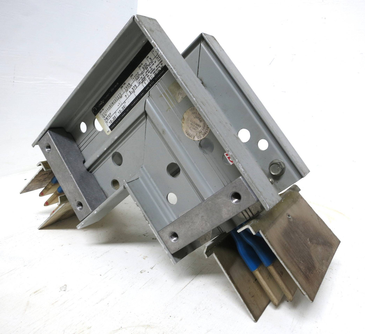 GE Spectra Busway Elbow 1000A 600V 3PH 3W Up Bus Bar Duct 10 x 10" 1000 Amp (DW2326-1)