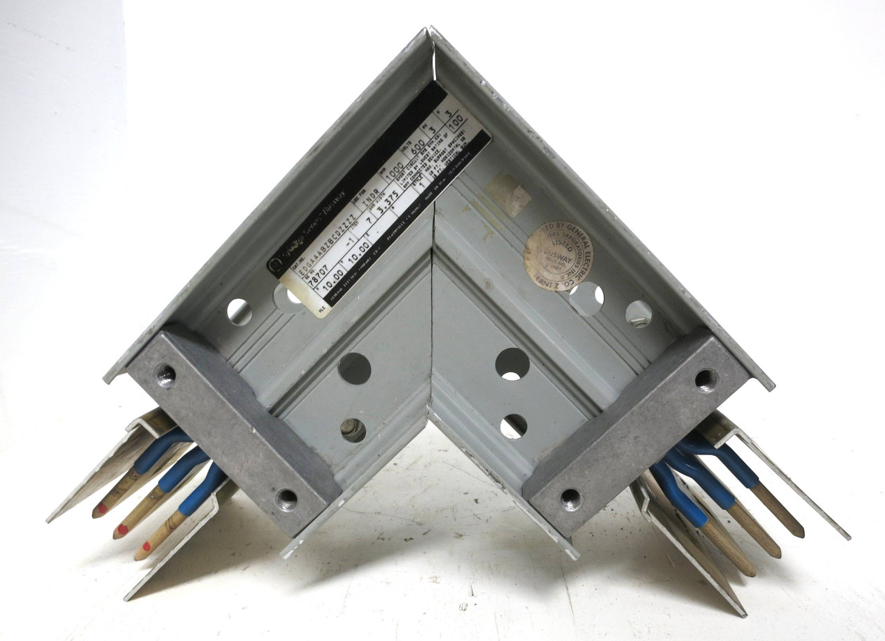 GE Spectra Busway Elbow 1000A 600V 3PH 3W Up Bus Bar Duct 10 x 10" 1000 Amp (DW2326-1)