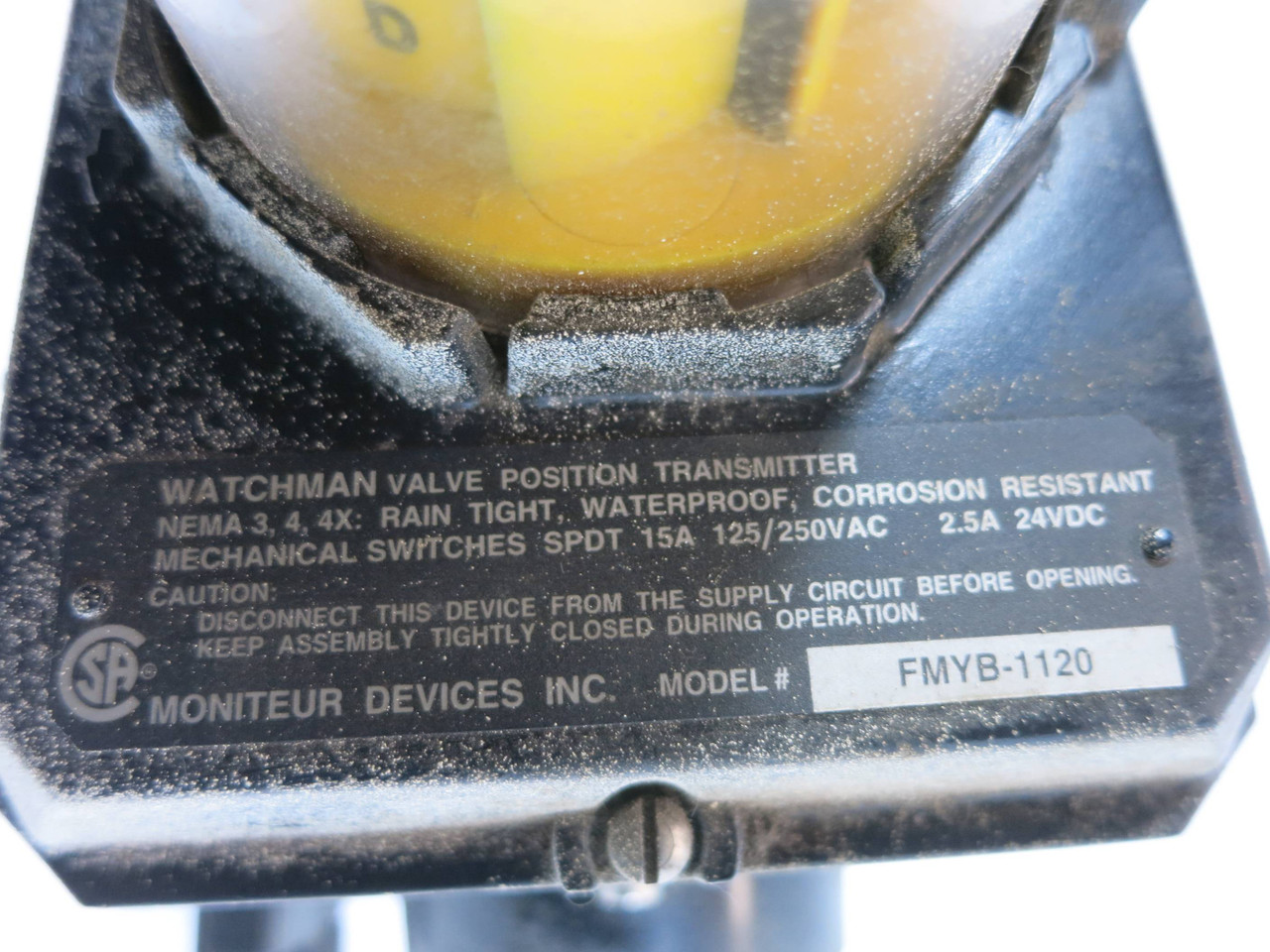 Watts Regulator PAS-1500-M4 Valve Actuator 125 PSI w/ FMYB-1120 PAS1500M4 (DW2381-1)