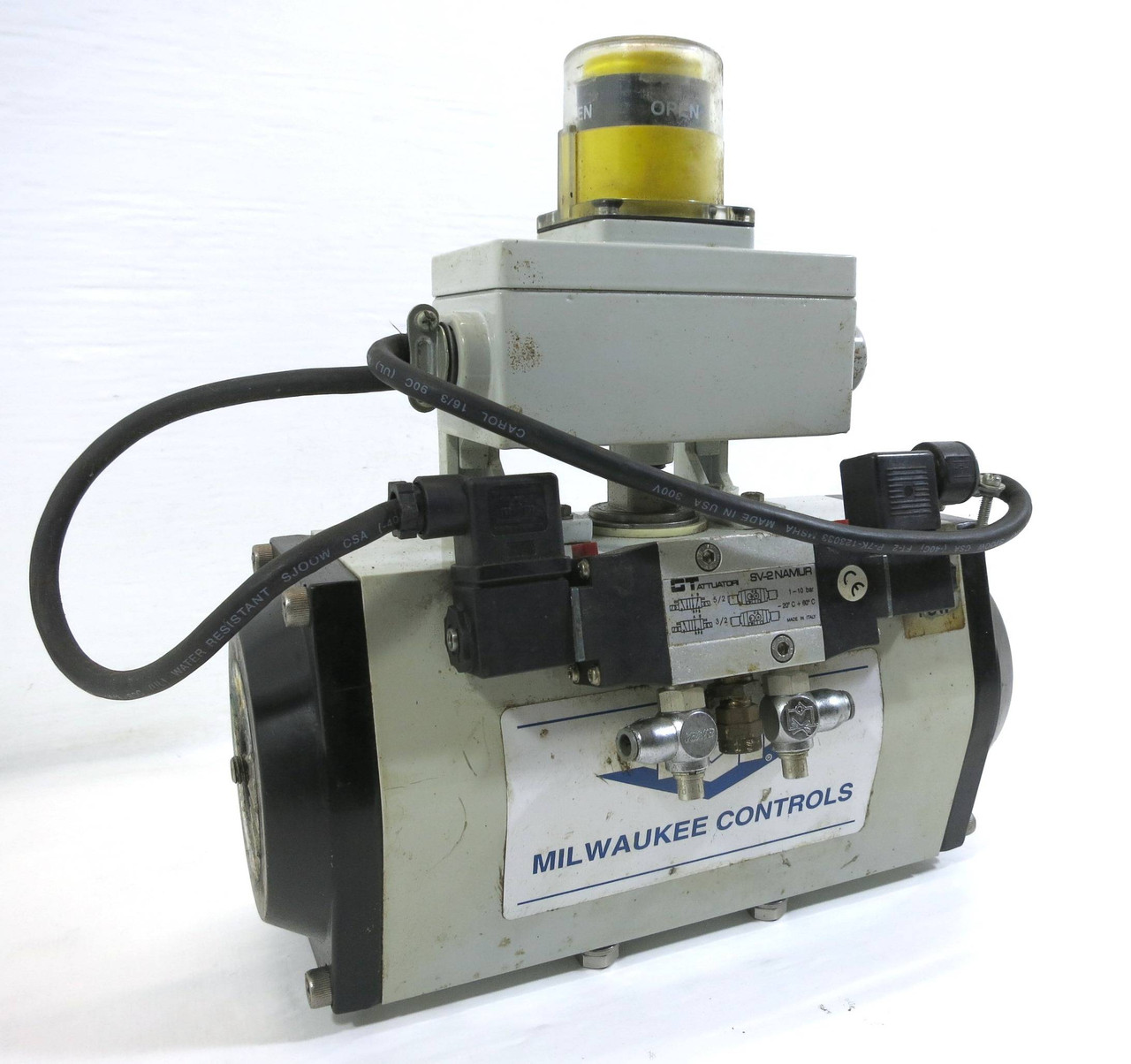 Milwaukee Controls MC22S4-DLS Pneumatic Valve Actuator 150 PSI LS4-2M0190CS (DW2380-3)