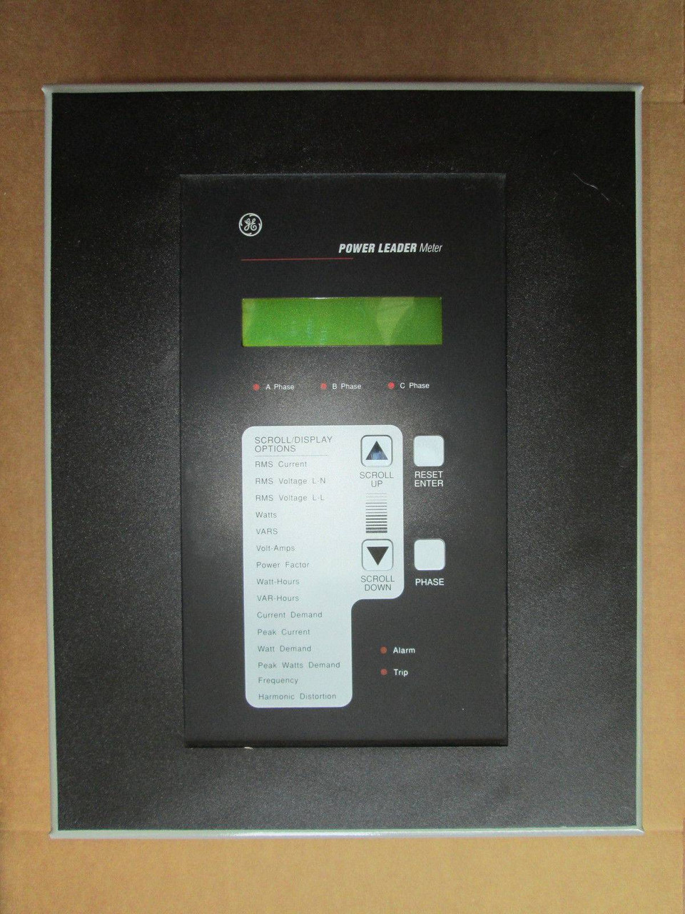 Image of General Electric TM1G02 Power Leader Meter Monitor TM1 G02 120VAC GE