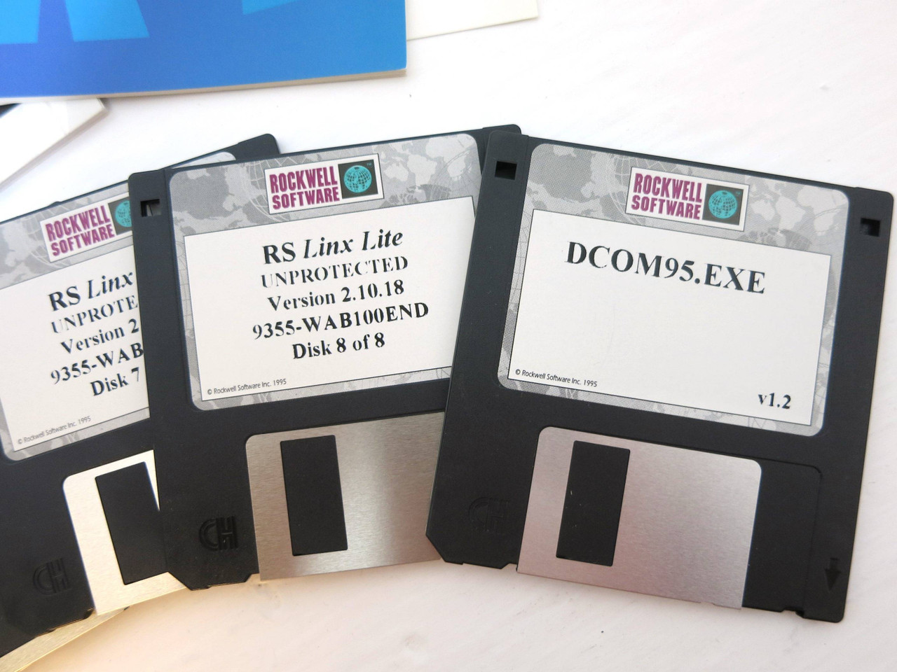 Allen Bradley 9355WAB100END RSLinx Lite PLC Software Rev 2.10.18 9355-WAB100END (DW2393-1)