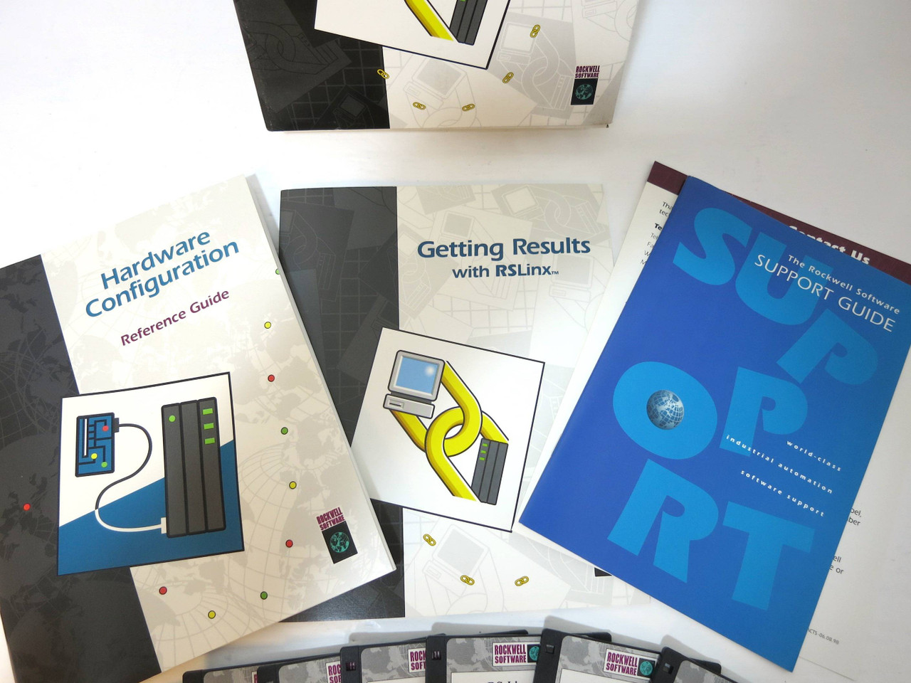 Allen Bradley 9355WAB100END RSLinx Lite PLC Software Rev 2.10.18 9355-WAB100END (DW2393-1)