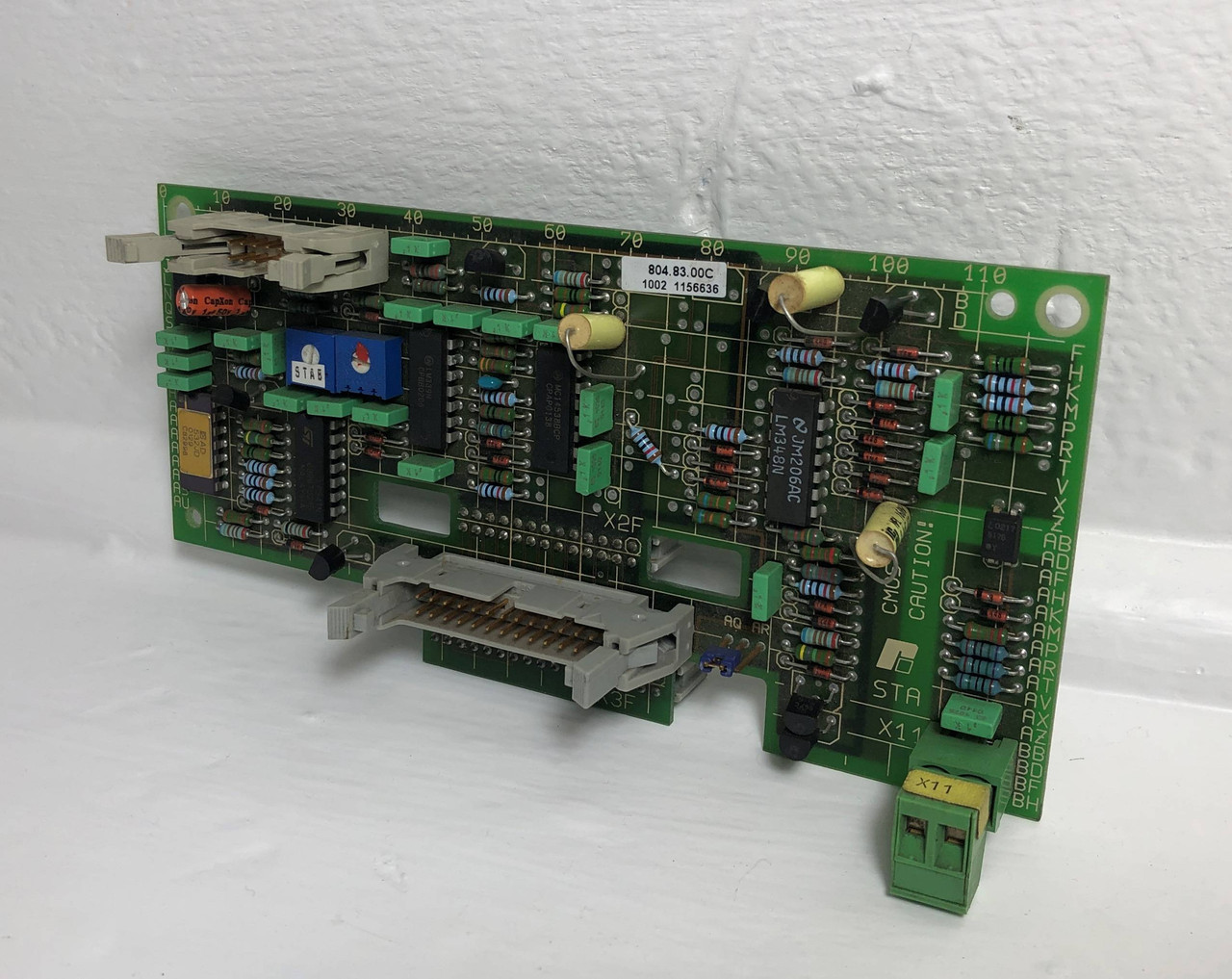 Reliance Electric 804.83.00C Circuit Board PLC 1002 1156636 GD.722.60.00-A (EM4022-2)