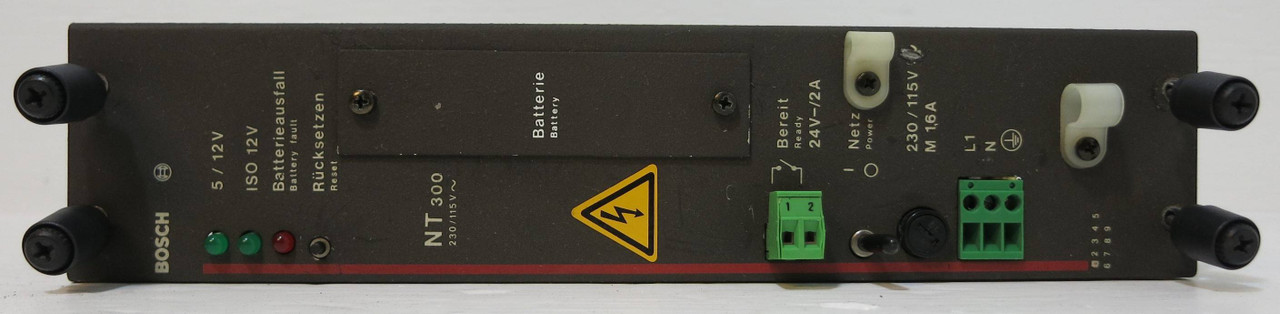 Bosch NT 300 230/115 V PLC 052001-311 Power Supply Module Card 181969 (GA0302-1)