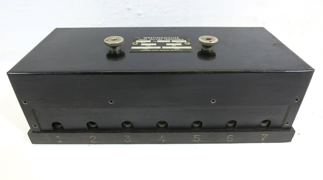 Westinghouse 938636-A Phase Shifting Transformer Type K-3 120V 3PH 3W (DW2447-1)