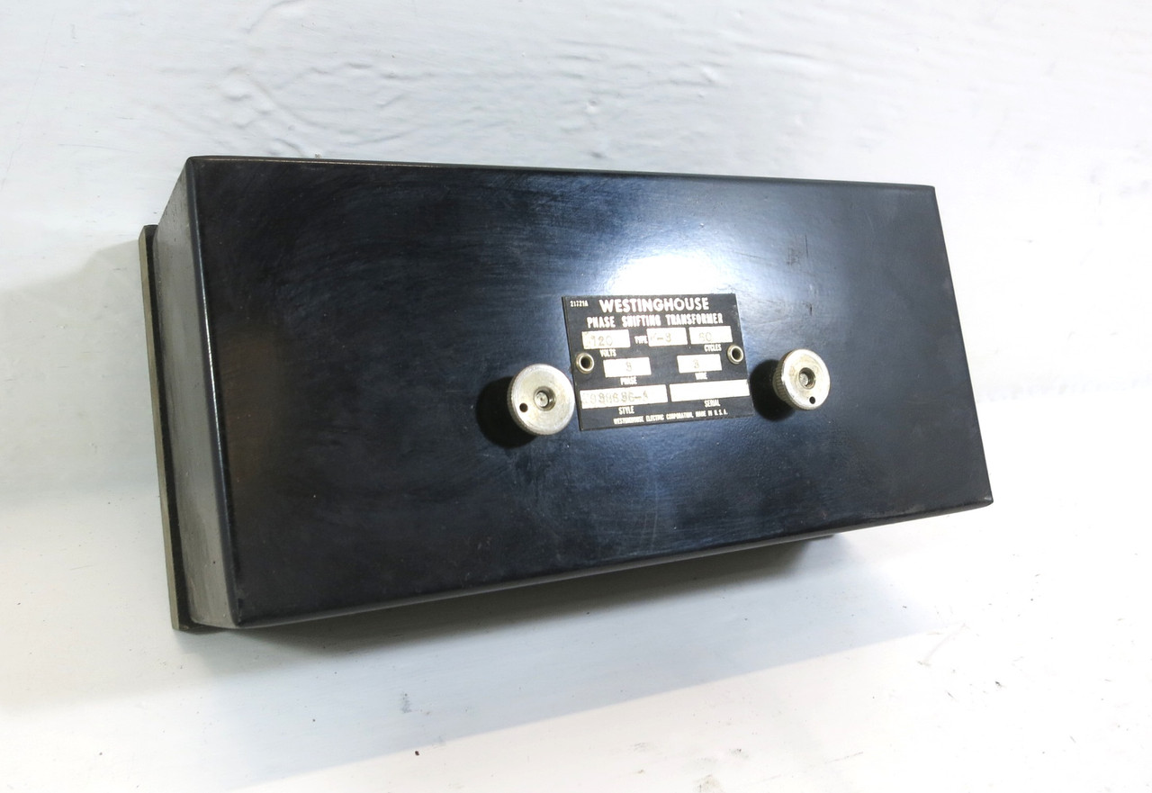 Westinghouse 938636-A Phase Shifting Transformer Type K-3 120V 3PH 3W (DW2447-1)