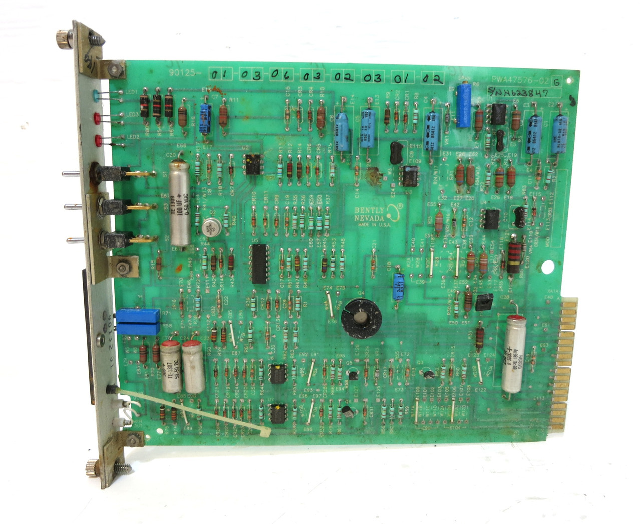 Bently Nevada PWA47576-02 G Vibration Monitor PLC 90125-01-03-06-03-02-03-01-02 (DW2481-1)