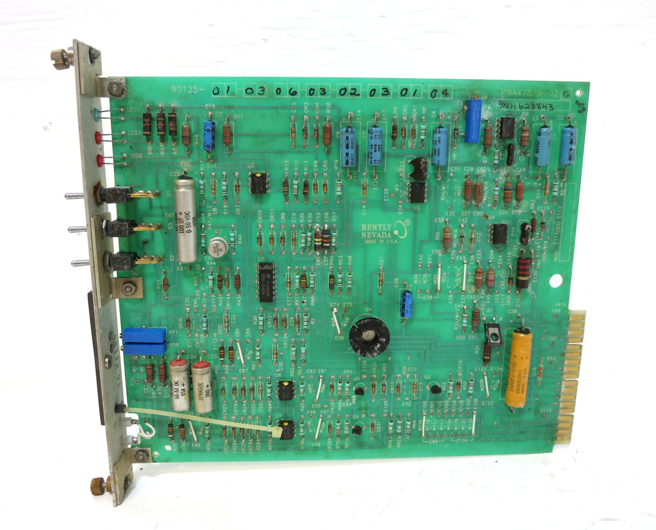 Bently Nevada PWA47576-02 G Vibration Monitor PLC 90125-01-03-06-03-02-03-01-04 (DW2483-1)