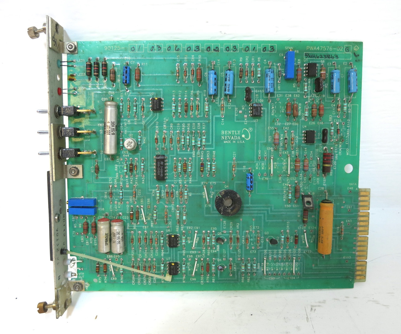 Bently Nevada PWA47576-02 G Vibration Monitor PLC 90125-01-03-06-03-02-03-01-03 (DW2482-1)