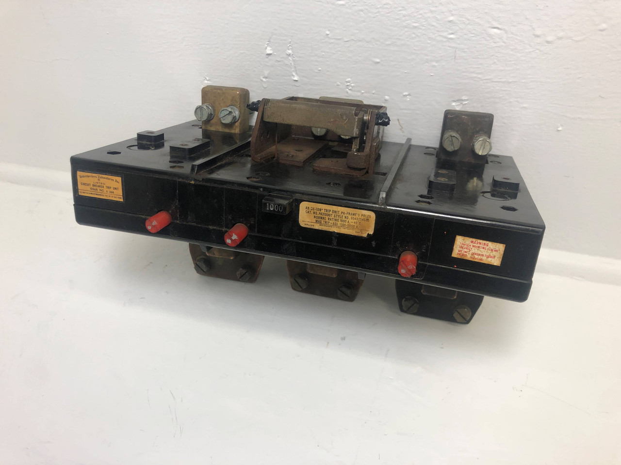 Image of CH Westinghouse 1000A PA31000T AB De-Ion Trip Unit w/ Bolts 3P PA Frame 1000 Amp