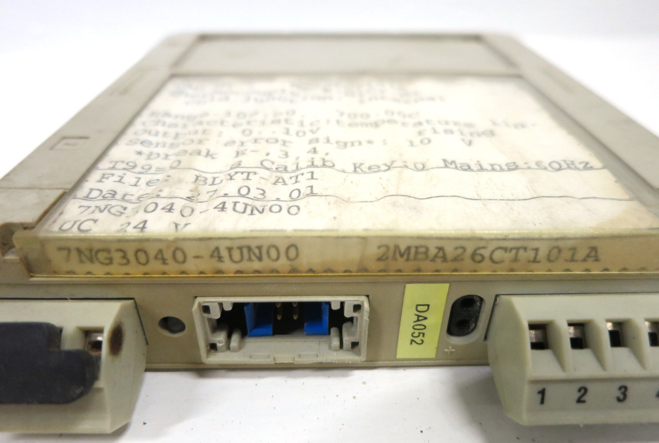 Siemens 7NG3040-4UN00 Thermocouple Module PLC 2MBA26CT101A (DW2487-1)