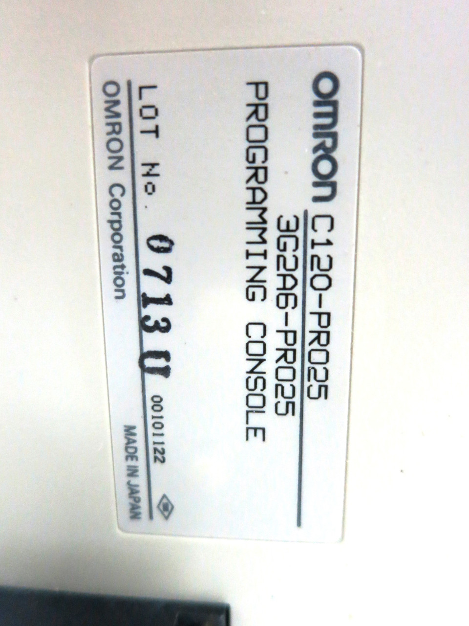 NEW Omron C120-PRO24 Programming Console Sysmac Programmable Controller PLC PR025 (DW2499-1)