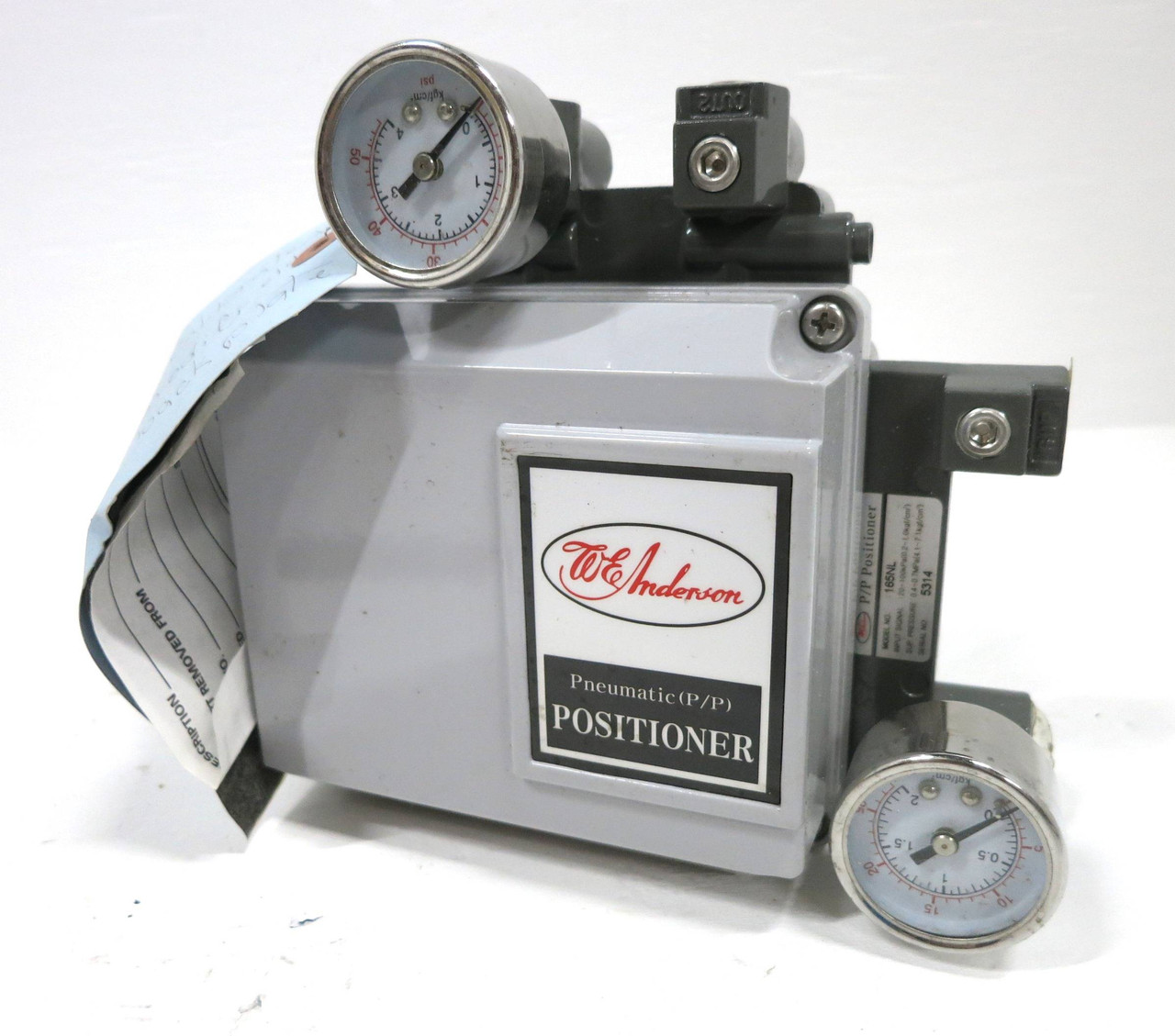 WE Anderson 165NL Pneumatic Positioner P/P Controller 165 Precisor Dwyer (DW2492-1)