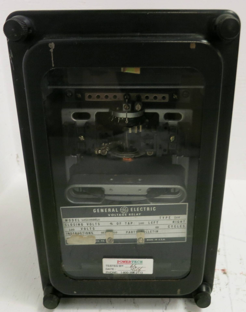General Electric 12IAV69B1A Type IAV Voltage Relay 120V GE (GA0316-1)