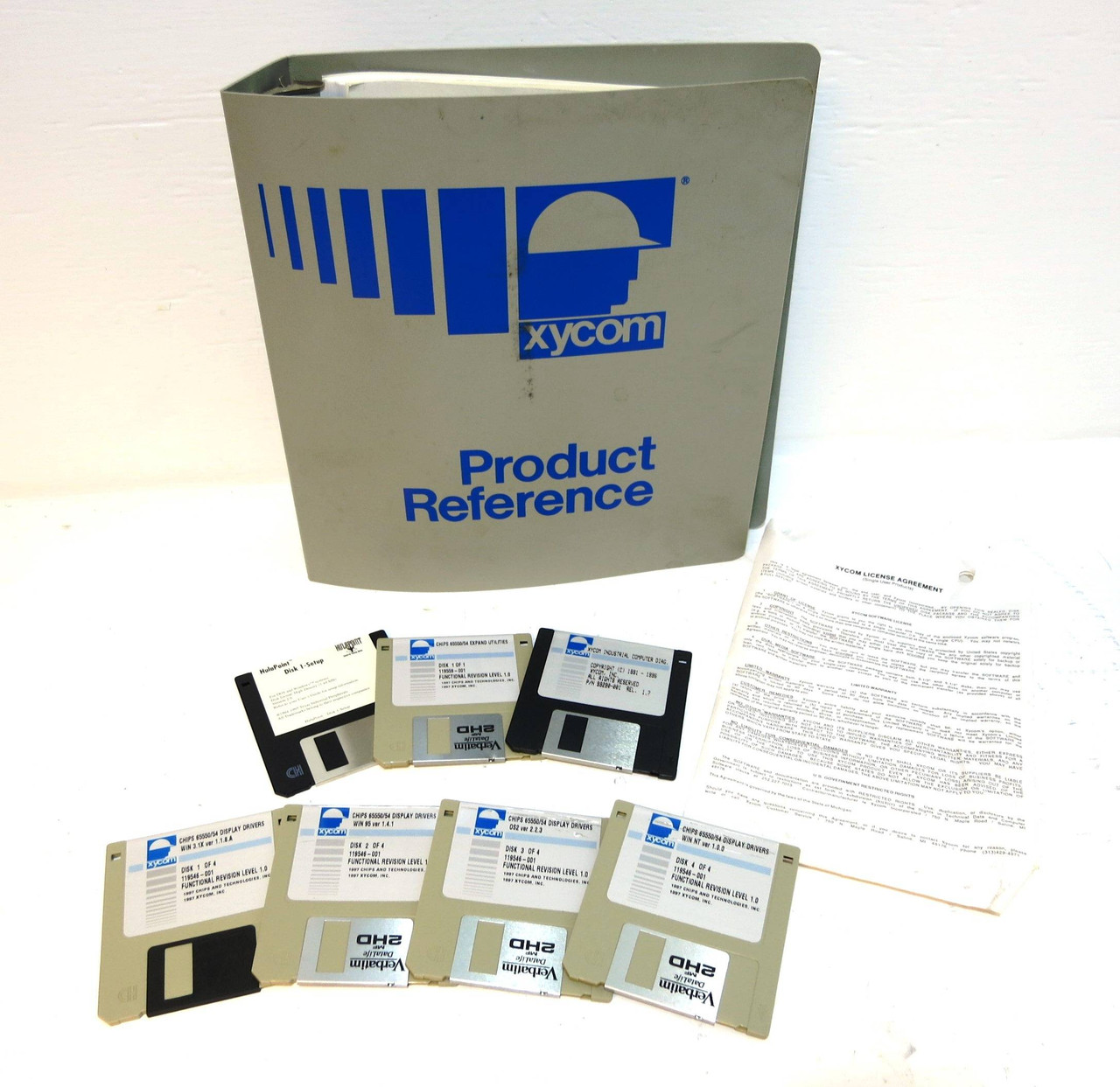 Image of Xycom 119546-001 Software HulaPoint Chips 119559 99290 9460 PC/AT AHIP4+ Manual