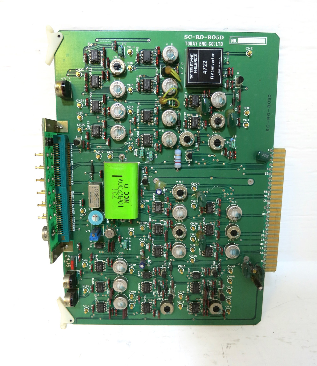 Toray SC-R0-B05D Circuit Board PLC Control SCR0B05D SC-RO-B05D (DW2581-7)