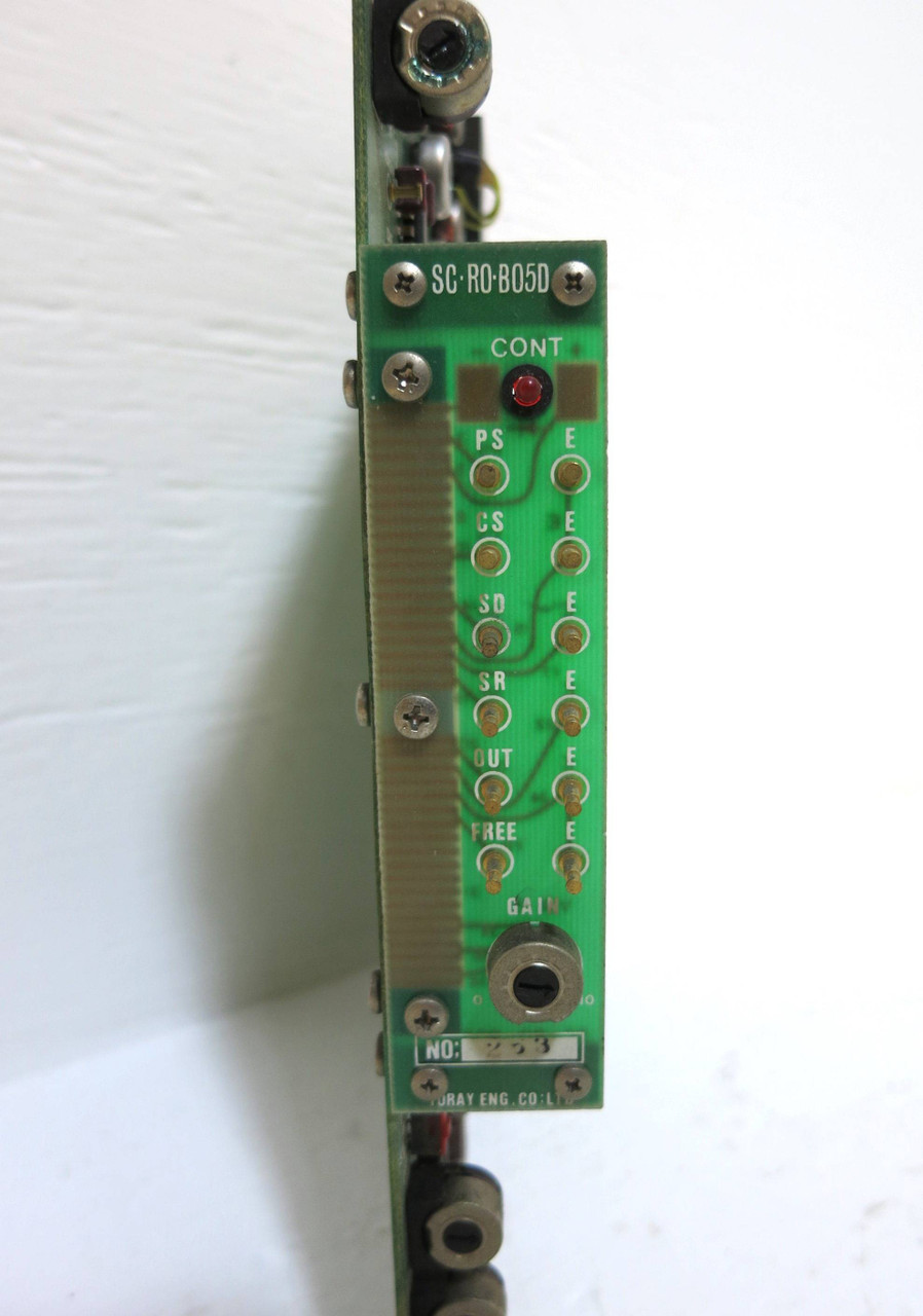 Toray SC-R0-B05D Circuit Board PLC Control SCR0B05D SC-RO-B05D (DW2581-7)