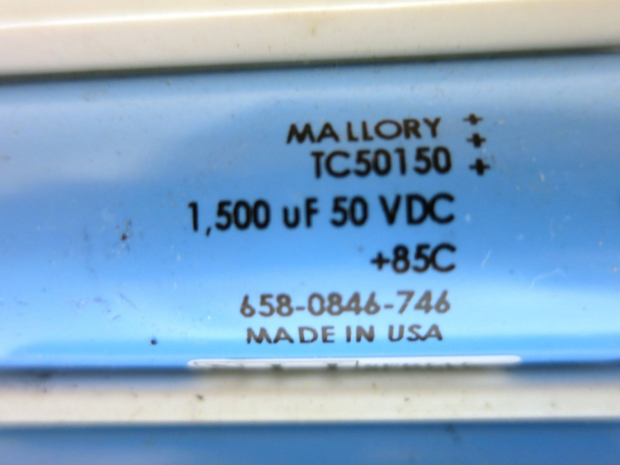 NEW Mallory TC50150 Capacitor 1500 uF 50 VDC +85C 658-0846-746 (LOT OF 10) (DW2596-12)