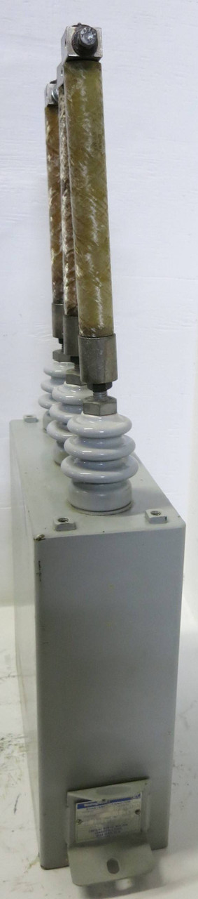 Westinghouse Dyna-VAC 1 N02300A15A 125kVAC 4160V 60Hz 60kV 3PH Capacitor w Fuses (GA0371-8)