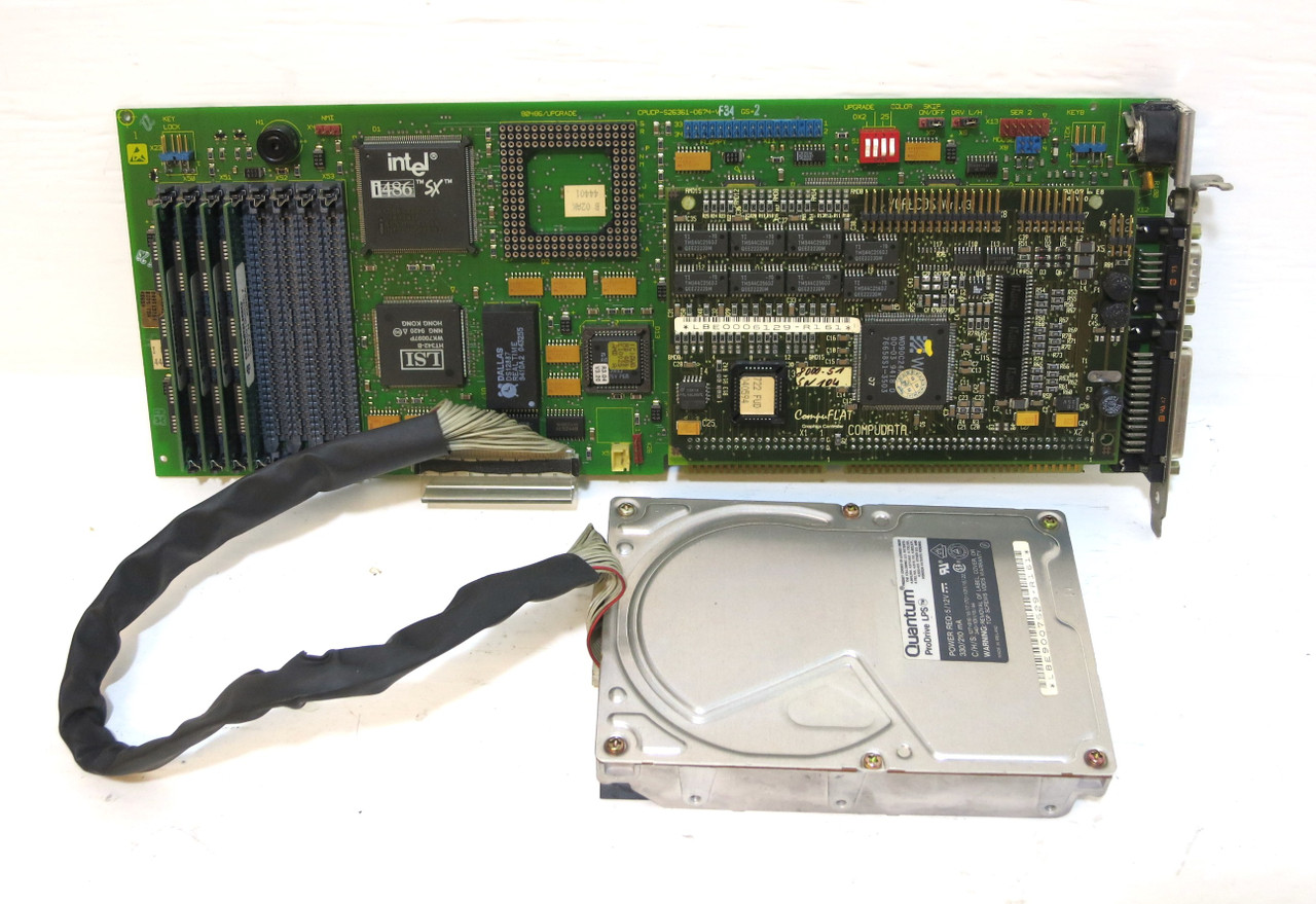 Image of Siemens W263361-D674-Z4-09-5 Sicomp PC-32F Control Board CPU Quantum Hard Drive