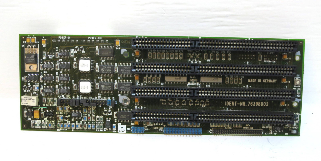 Siemens 76398002 PC32F-Busplatine Sicomp PC-32F Chassis Board PLC Display (DW2612-1)