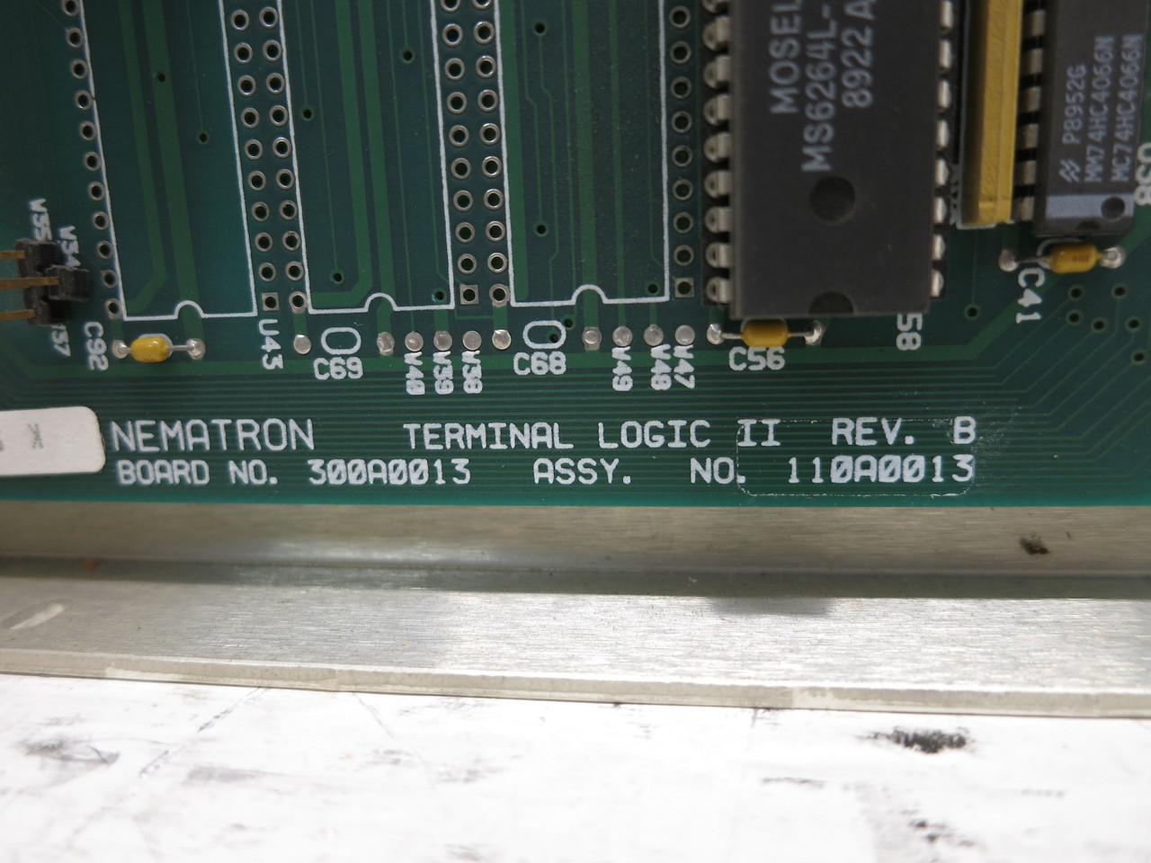 Nematron 300A0013 110A0033 Terminal Logic Control Board Power Display Monitor (DW2607-1)