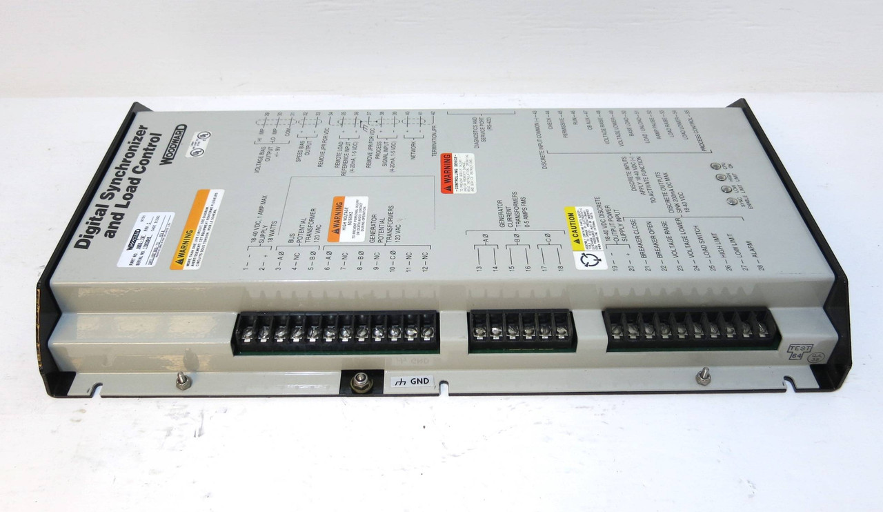 Woodward 9905-797 Rev C Digital Synchronizer and Load Control PLC Relay 9905797 (DW2620-1)