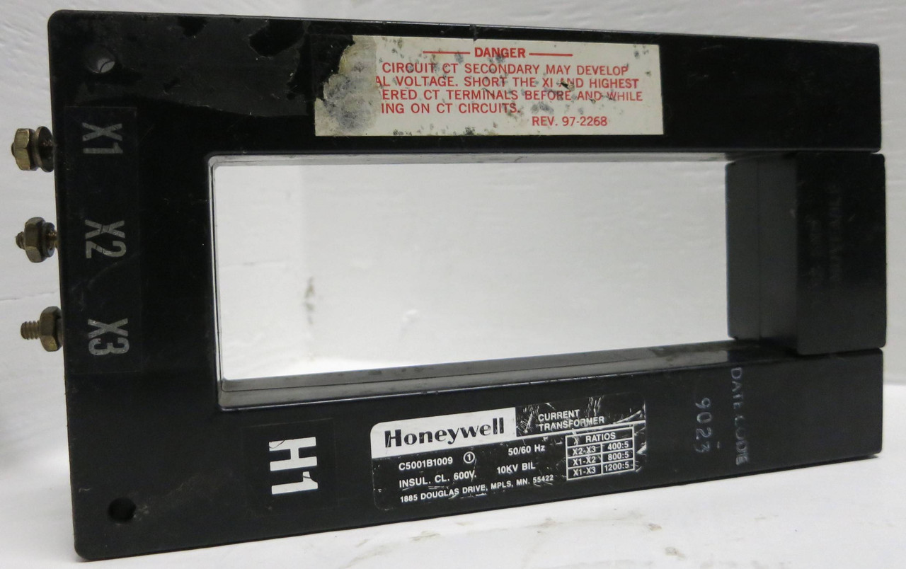 Image of Honeywell Transformers C5001B1009 Current Transformer Ratio 1200:5A CT 10kV