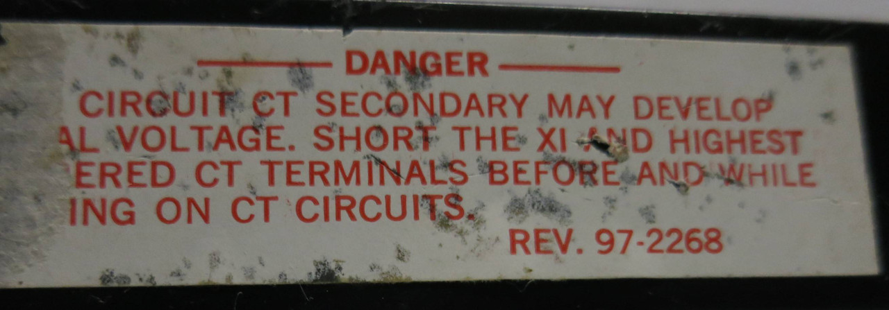 Honeywell Transformers C5001B1009 Current Transformer Ratio 1200:5A CT 10kV (GA0392-6)