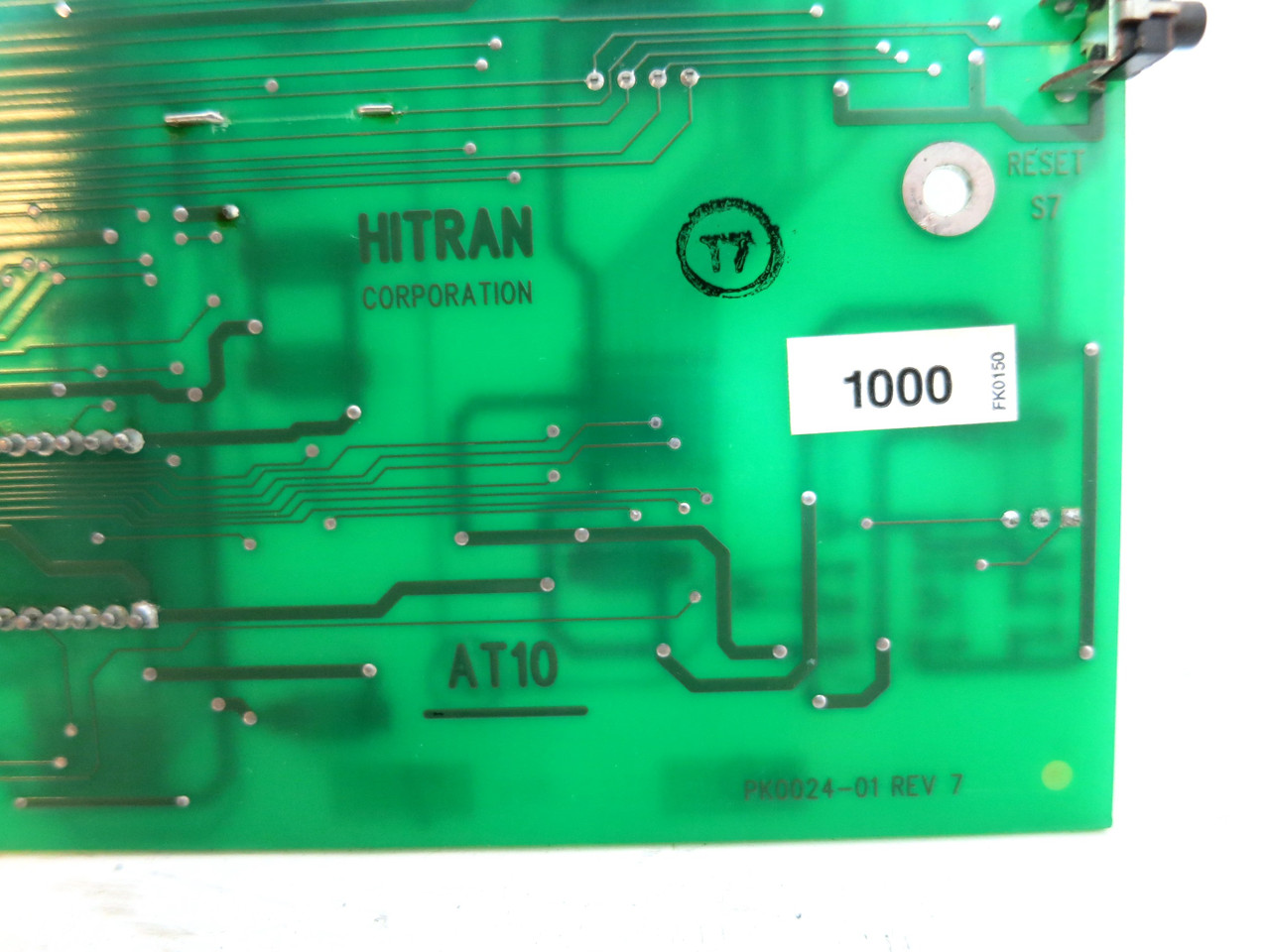 Hitran EN0024-80 Rev 7A Control Display Board Alarm PLC PCB PK0024-01 Charger (DW2672-1)