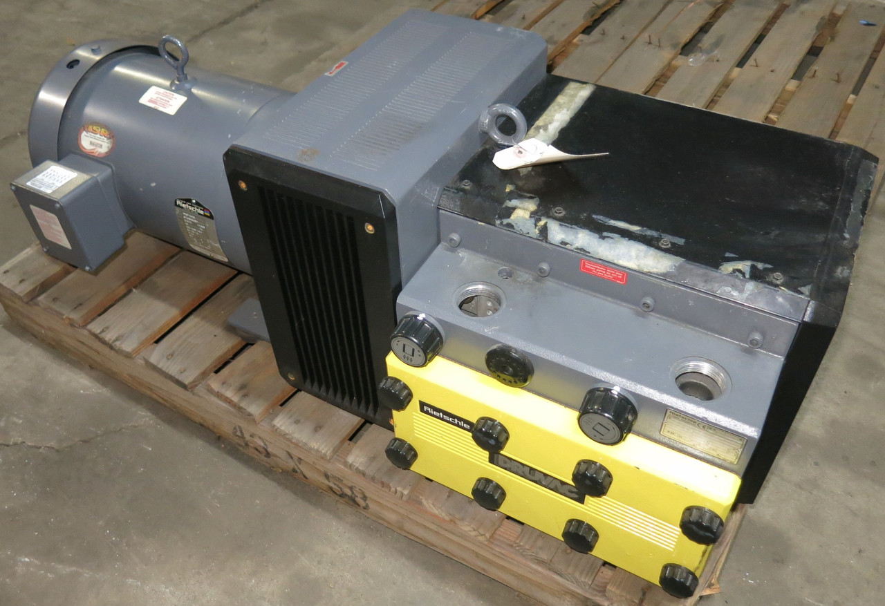 Image of Rietschle Vacuum and Pressure Pump KTA 140-3(31) w 10HP Motor 1740RPM 215TC