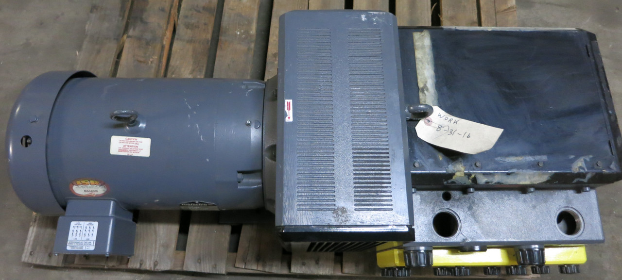Rietschle Vacuum and Pressure Pump KTA 140-3(31) w 10HP Motor 1740RPM 215TC (GA0412-1)