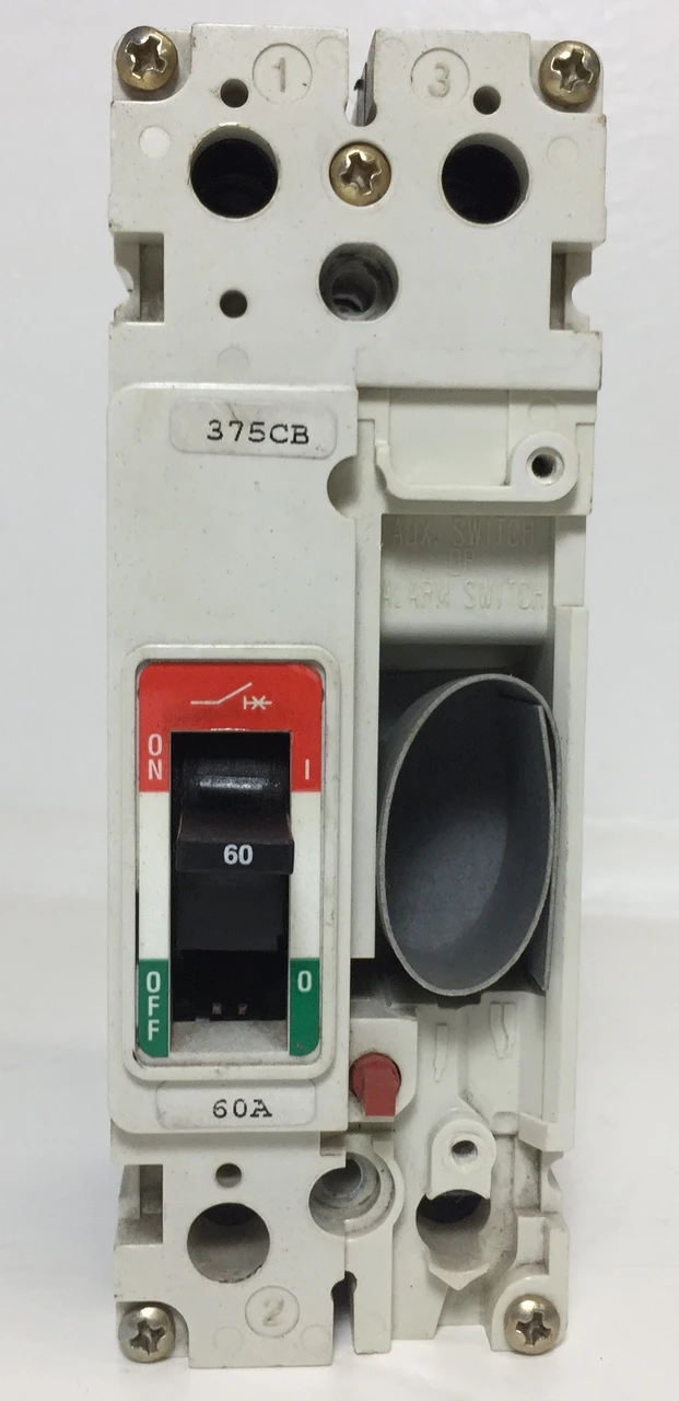 Cutler Hammer E125H EGH2060FFG 60A Circuit Breaker 2 Poles 60 Amp Eaton HACR (EM4085-1)