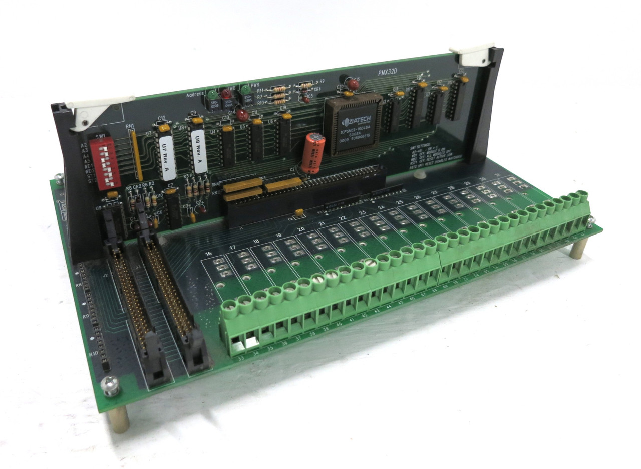 Grayhill 70GRCP32-HL Channel Terminal Board Input Output Relay w/ 72-PMX320 Card (DW2718-6)